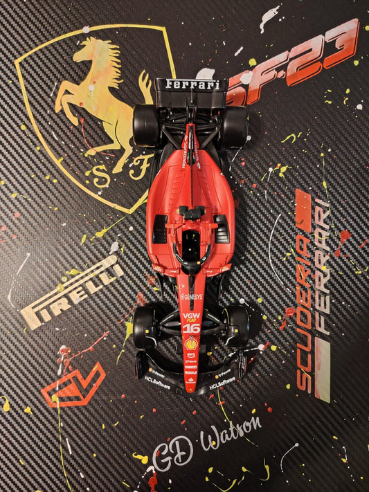 Tableau Ferrari F1 Leclerc