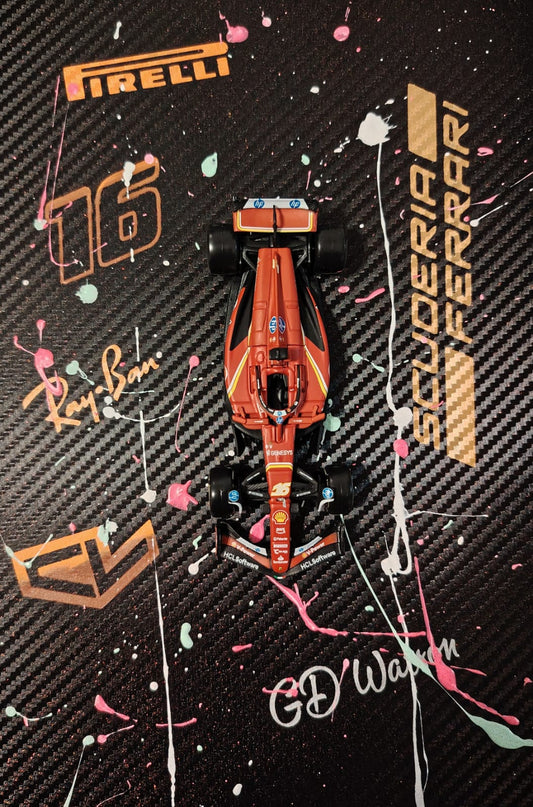 Tableau Ferrari F1 Leclerc