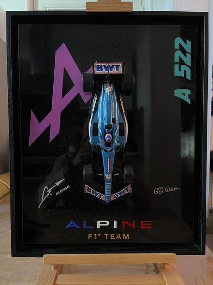 Tableau Alpine F1 Fernando Alonso