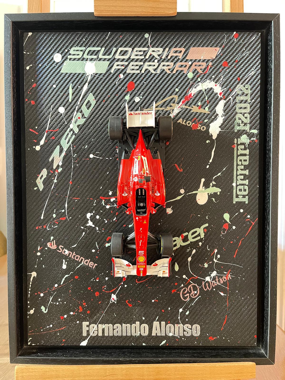 Tableau Ferrari F1 Fernando Alonso