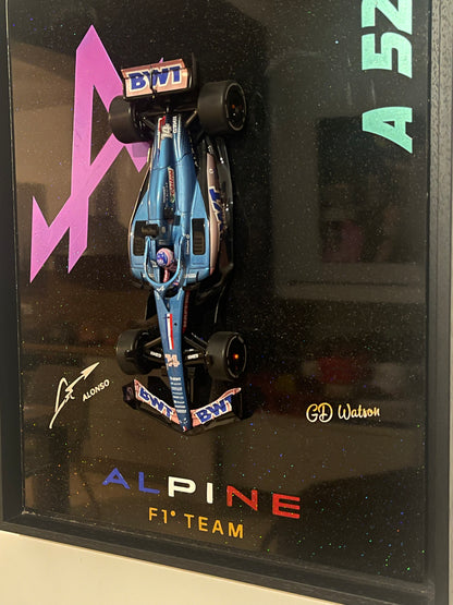 Tableau Alpine F1 Fernando Alonso