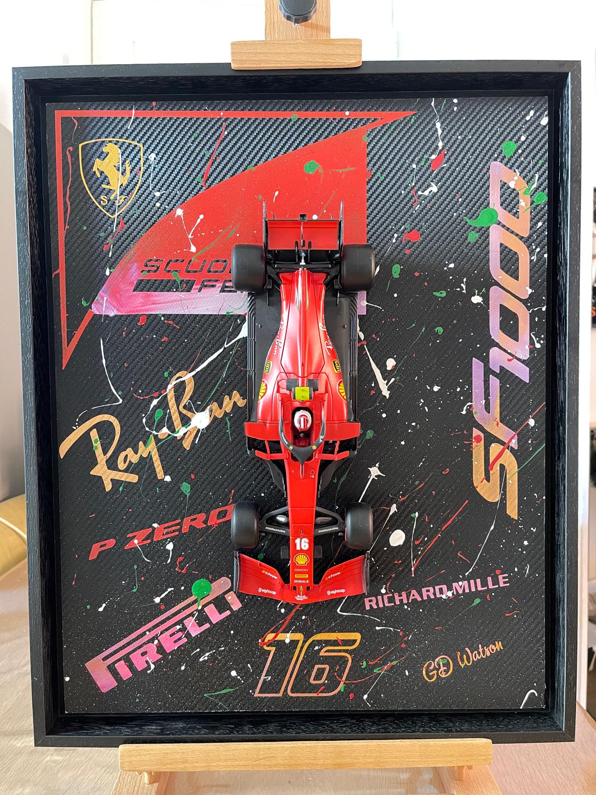 Tableau Ferrari F1 Charles Leclerc