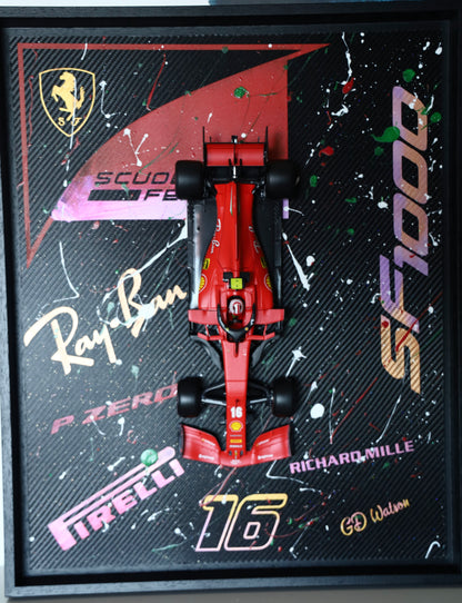 Tableau Ferrari F1 Charles Leclerc