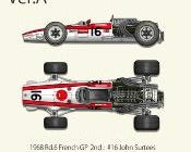 1/12 Honda RA301 French GP 1968 MFH