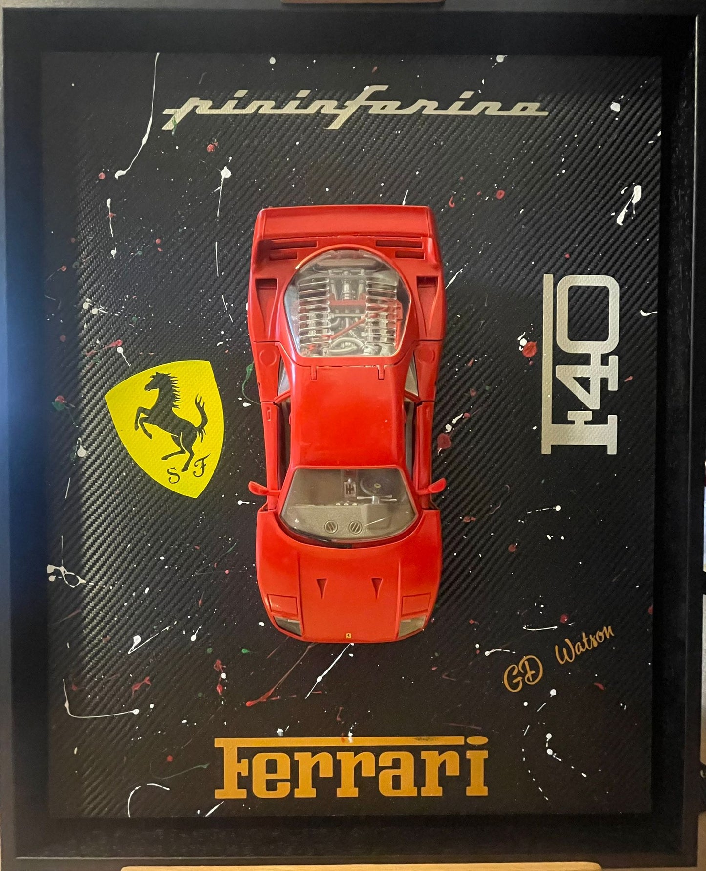 Tableau Ferrari F40 Pinifarina