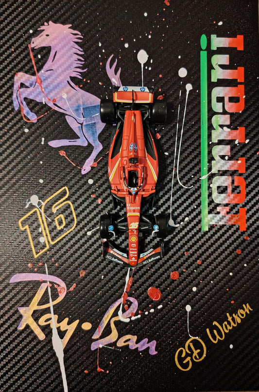 Tableau Ferrari F1 Leclerc