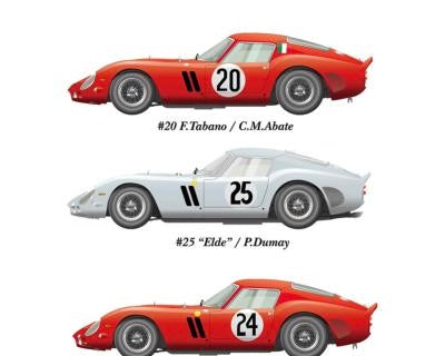 1/12 Ferrari 250 GTO Le Mans 1963 MFH